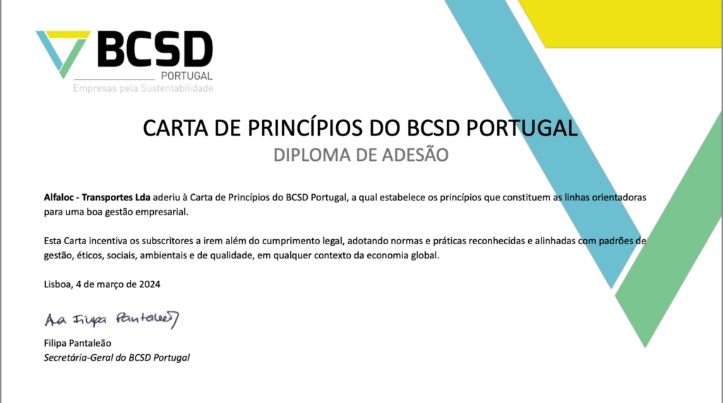 Carta de princípios do BCSD