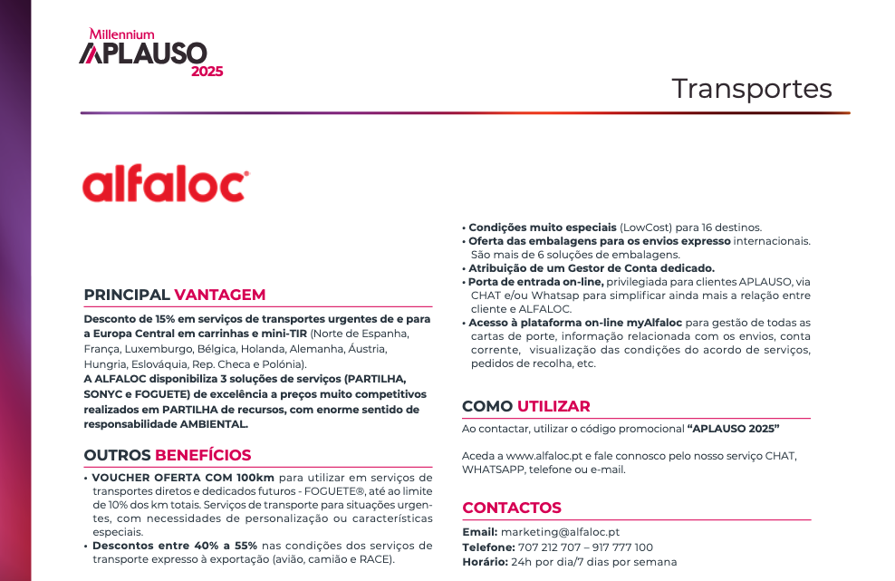 benefícios bcp aplauso alfaloc 2025